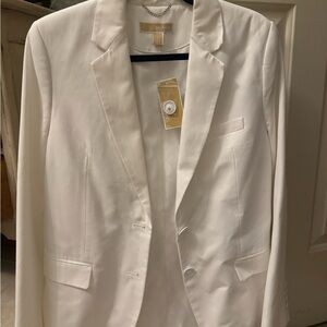 Michael Kors Women's White Blazer